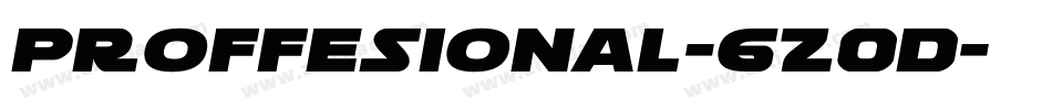 Proffesional-6Z0D字体转换