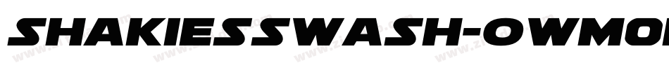 Shakiesswash-owM0d字体转换 Shakiesswash-owM0d字体转换