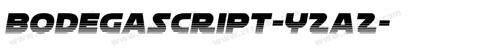 BodegaScript-y2a2字体转换