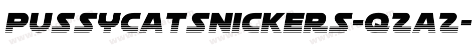 PussycatSnickers-q2A2字体转换 PussycatSnickers-q2A2字体转换