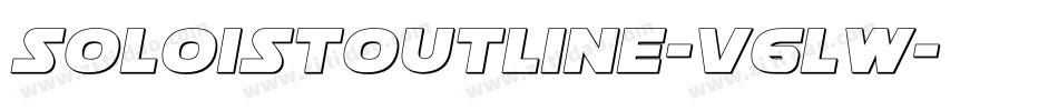 SoloistOutline-V6lw字体转换