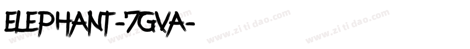Elephant-7GVA字体转换