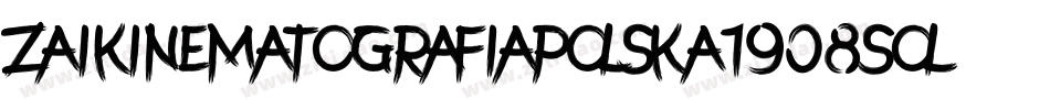 ZaiKinematografiaPolska1908Solid-p7gva字体转换