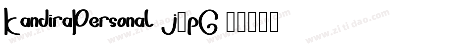 KandiraPersonal-j0pG字体转换