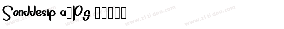Sonddesip-a0Pg字体转换
