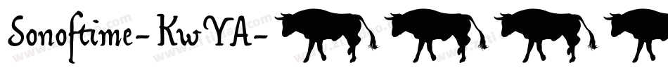 Sonoftime-KwYA字体转换