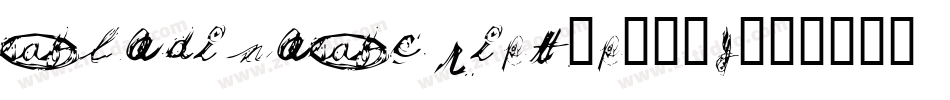 AladinaScript-p73Oy字体转换