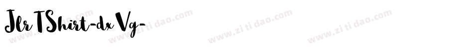 JlrTShirt-dxVg字体转换