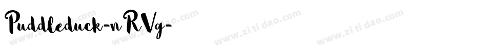 Puddleduck-nRVg字体转换