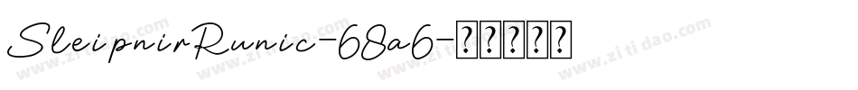SleipnirRunic-68a6字体转换
