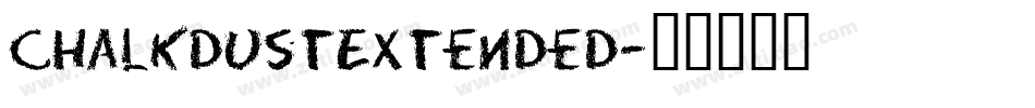 ChalkDustExtended字体转换