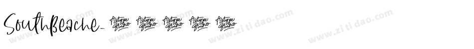 SouthBeache字体转换