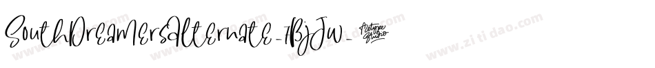 SouthDreamersAlternate-7BjJw字体转换