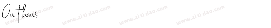 Outhaus字体转换