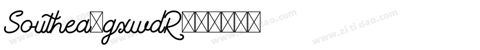 Southea-gxwdR字体转换