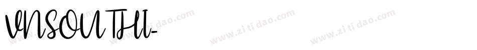 VNSOUTHI字体转换