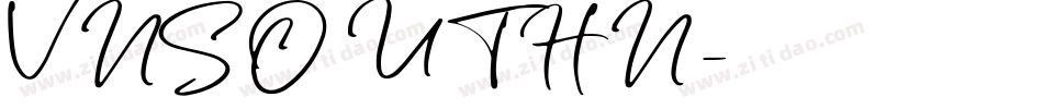 VNSOUTHN字体转换