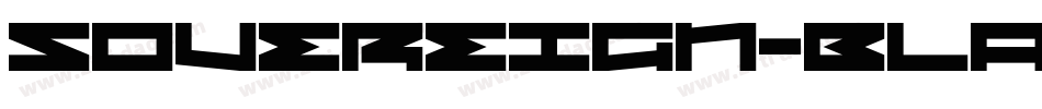 Sovereign-BlackItalic字体转换