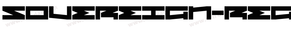 Sovereign-Regular字体转换