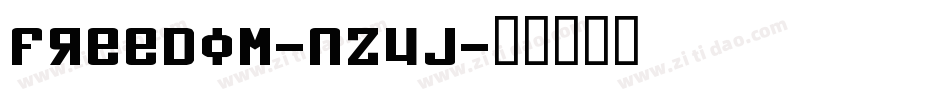 Freedom-nZ4J字体转换
