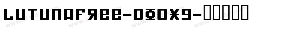 Lutunafree-DO0X9字体转换