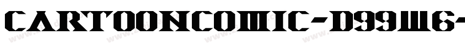 CartoonComic-d99W6字体转换