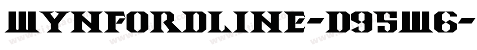 WynfordLine-d95w6字体转换