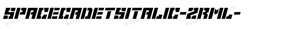 SpaceCadetsItalic-Zrml字体转换 SpaceCadetsItalic-Zrml字体转换