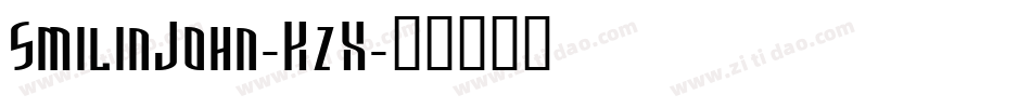 SmilinJohn-KzX字体转换