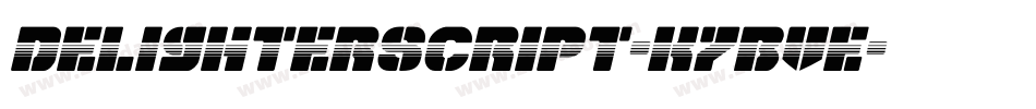 Delighterscript-K7BVe字体转换