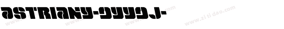 Astriany-9YY9j字体转换