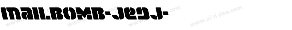 Mailbomb-jE9j字体转换