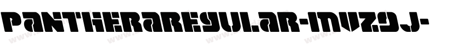 PantheraRegular-MVZ9J字体转换 PantheraRegular-MVZ9J字体转换