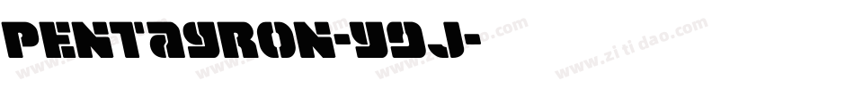 Pentagron-Y9j字体转换