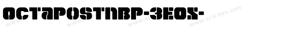 OctapostNbp-3e0X字体转换