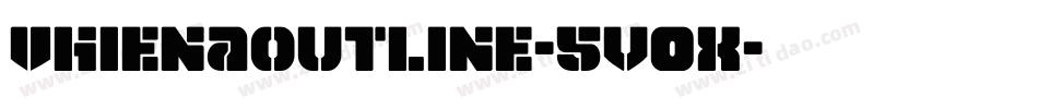 Vhienaoutline-5v0x字体转换 Vhienaoutline-5v0x字体转换
