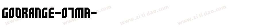 GoOrange-o7MA字体转换