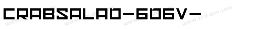 Crabsalad-6d6v字体转换