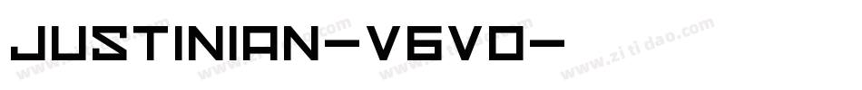 Justinian-V6V0字体转换