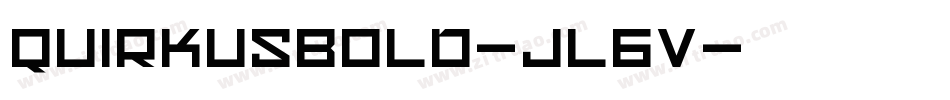 QuirkusBold-jL6v字体转换