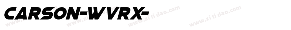 Carson-wVRx字体转换 Carson-wVRx字体转换