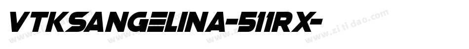 VtksAngelina-511rx字体转换
