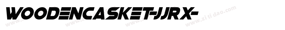Woodencasket-JJRx字体转换
