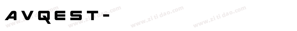 AvQest字体转换