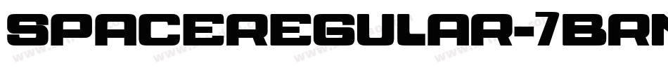 SpaceRegular-7BrmD字体转换