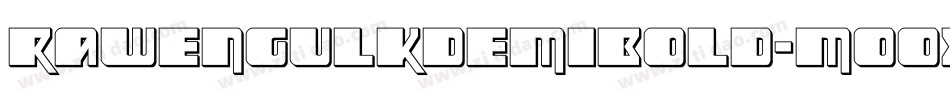 RawengulkDemibold-MOox字体转换