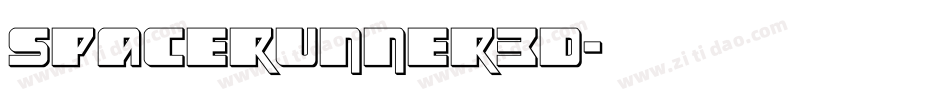spacerunner3d字体转换