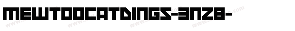 MewTooCatdings-3nZ8字体转换