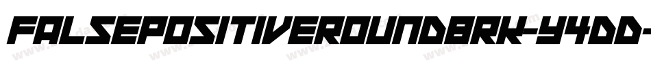 FalsePositiveRoundBrk-y4dd字体转换