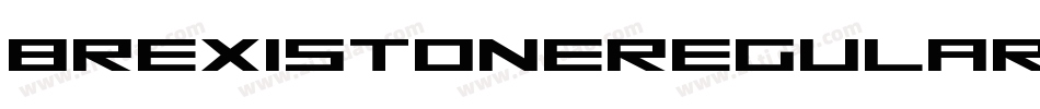 BrexiStoneRegular-JRRmB字体转换